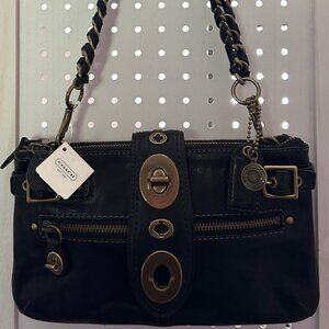 Black Leather Legacy Collection Coach Purse